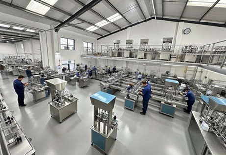 Lancing UK factory and packaging machinery build area