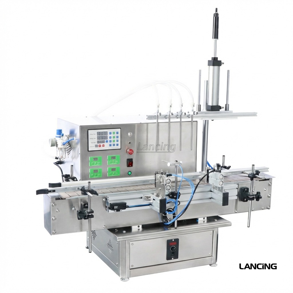 Compact Four Head Peristaltic Filling Machine