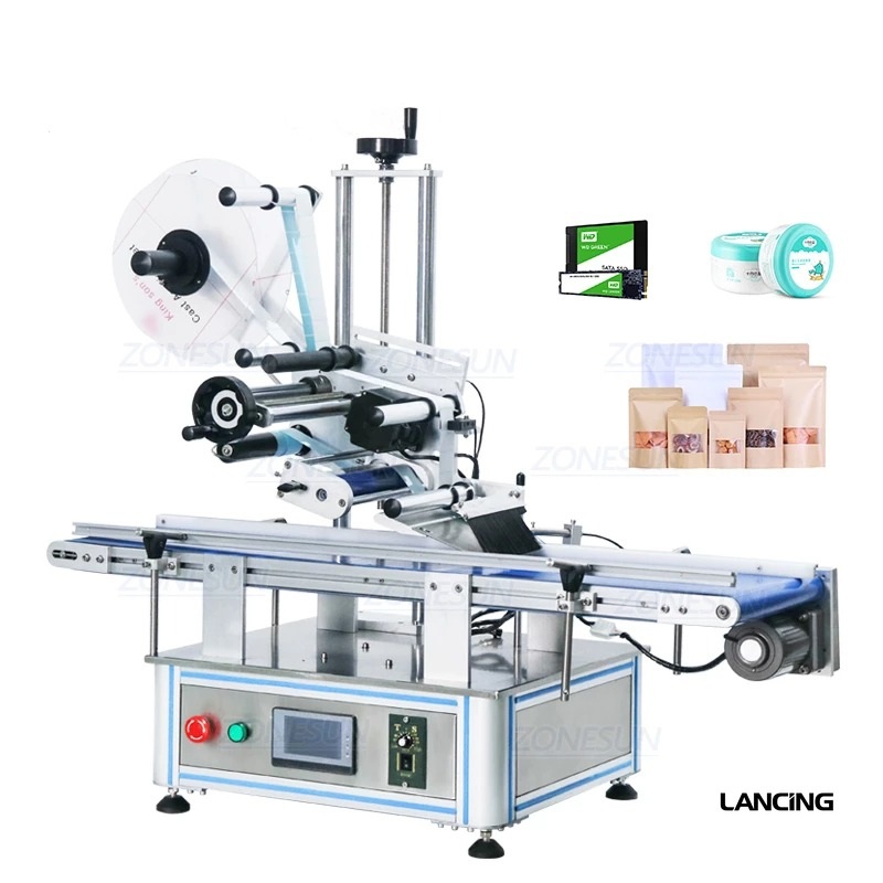 TB‑60 semi‑automatic flat bottle/cap labelling machine