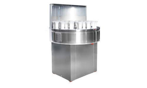 Semi‑Automatic Bottle Rinser (32‑Head Rotary)