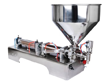 Semi automatic pneumatic piston pump liquid & paste filler