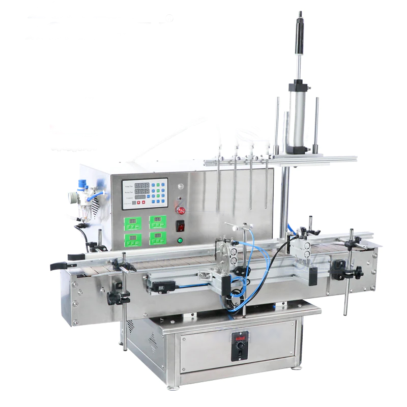 Desktop four-head peristaltic pump automatic liquid filler